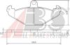A.B.S. 37327 OE Brake Pad Set, disc brake